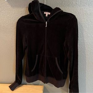 Juicy Couture Black Velour Jacket